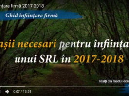 Ghid infiintare firma 2017-2018