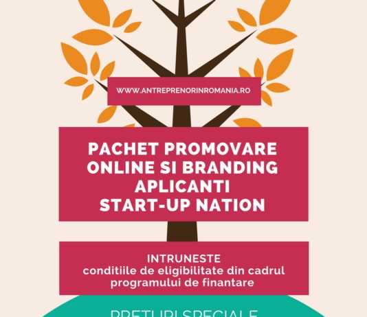 Pachet promovare online si branding Start-UP Nation Romania