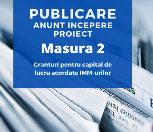 Publicare anunt incepere proiect granturi capital de lucru