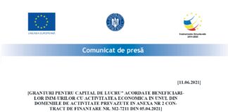 Anunt finalizare proiect