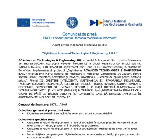 Advanced technologies engineering