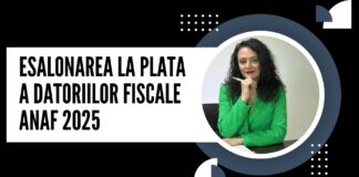 Esalonarea la plata a datoriilor fiscale anaf 2025