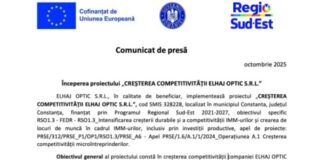 Comunicat de presa Elhaj