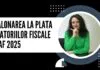 Esalonarea la plata a datoriilor fiscale anaf 2025